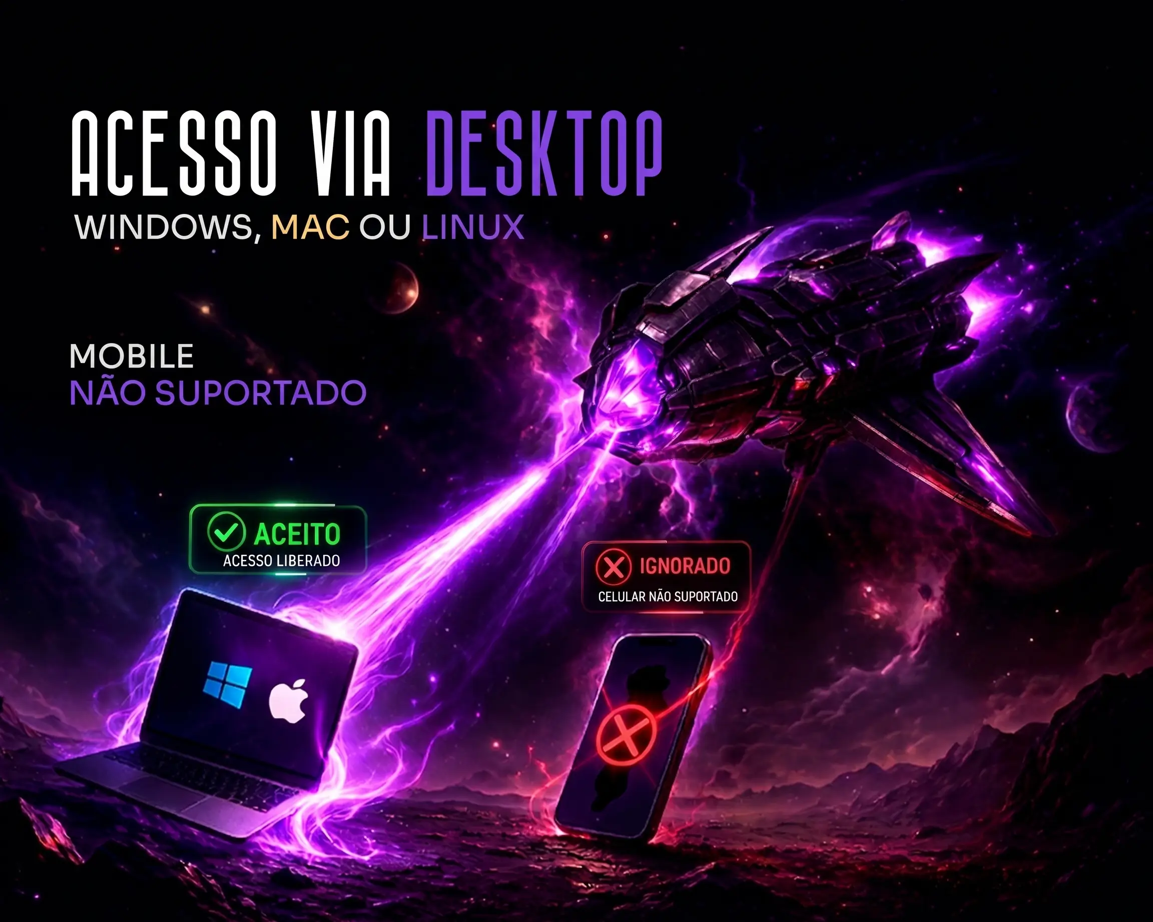 Acesso no mobile — área de membros Ads Legends